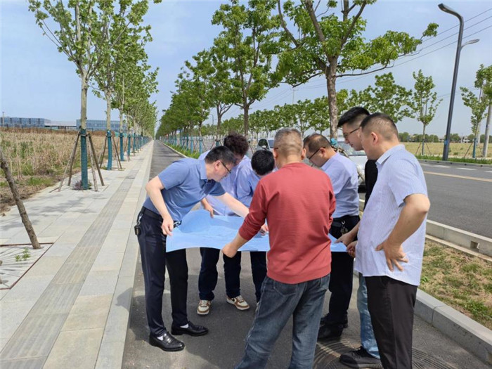 龍延智能高端裝備先進制造項目勘察現場。
