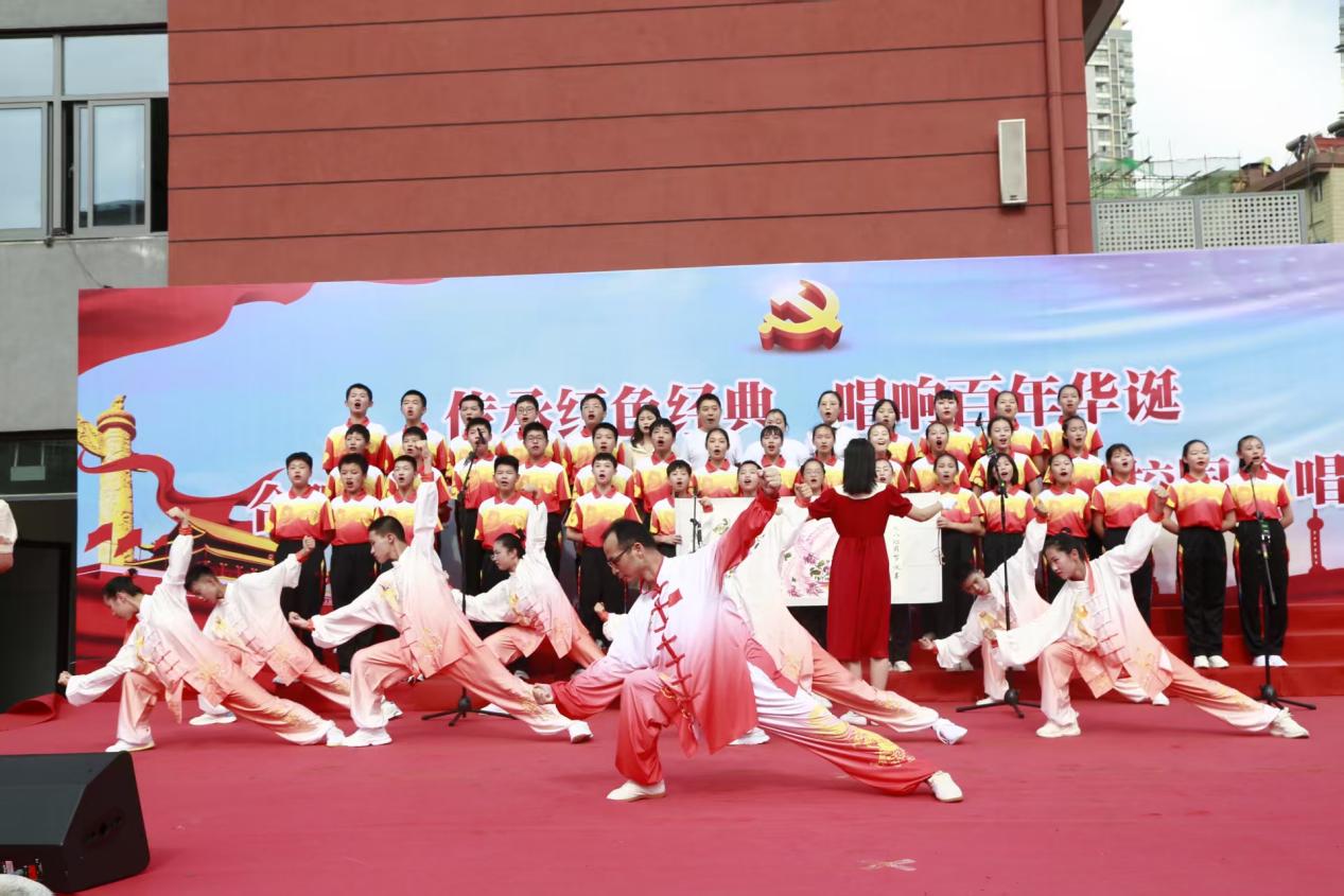 瑤海區合肥市第三十八中合唱節活動。合肥市委宣傳部供圖