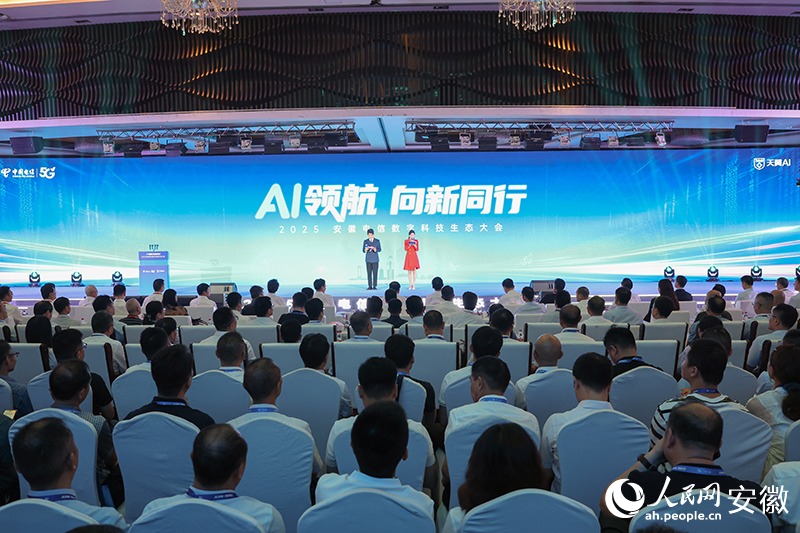 2025安徽电信数字科技生态大会现场。人民网记者 张俊摄