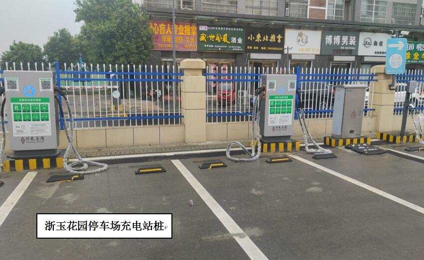 新能源公共充电桩。
