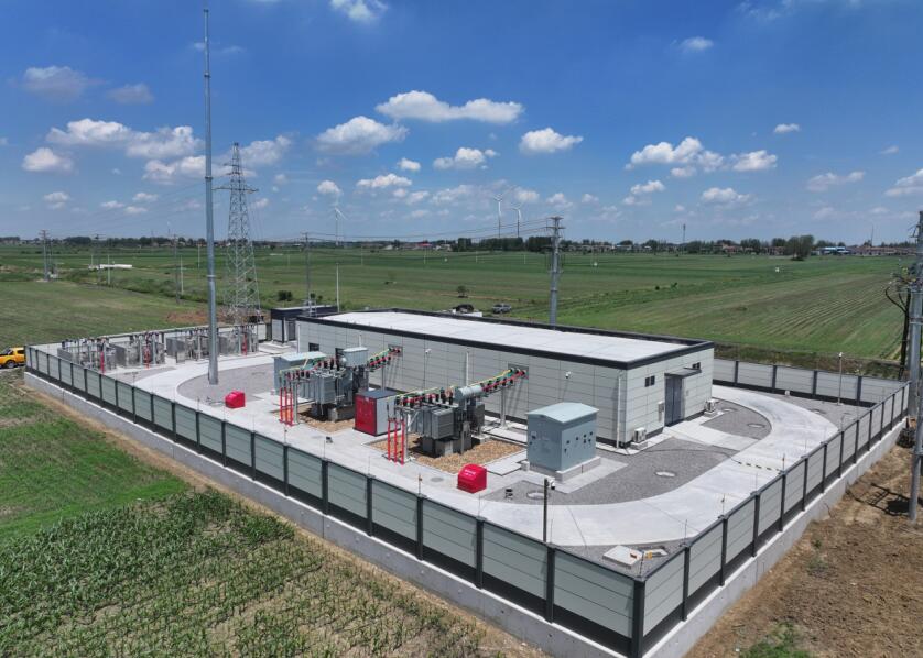 35千伏太平變電站俯瞰圖。儲運濤攝