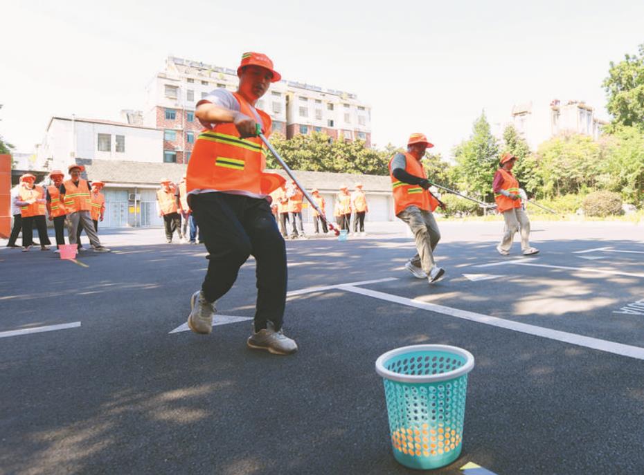 活動現場。