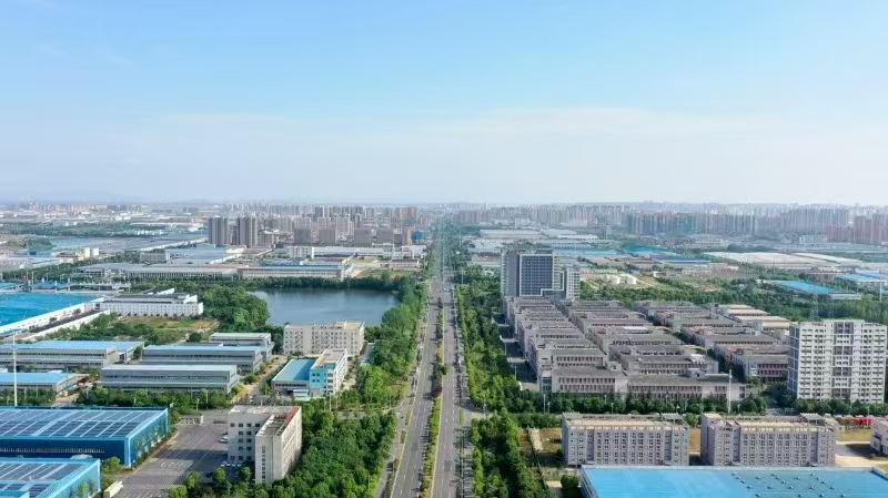 俯瞰滁州經開區。滁州經開區管委會供圖