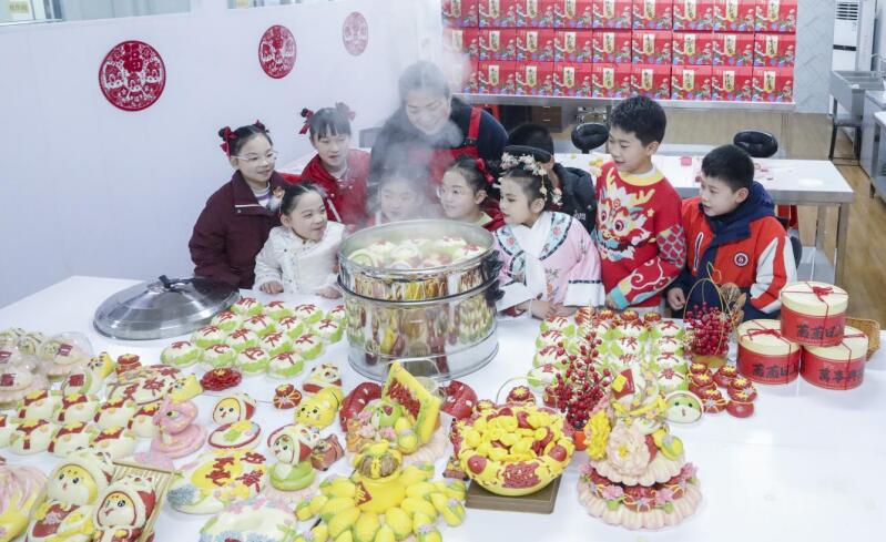 花饃賀新春。馬輝攝