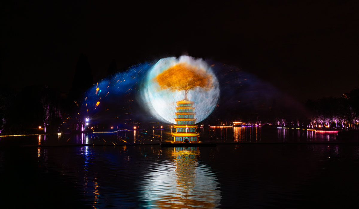 水幕电影（梦回三河）