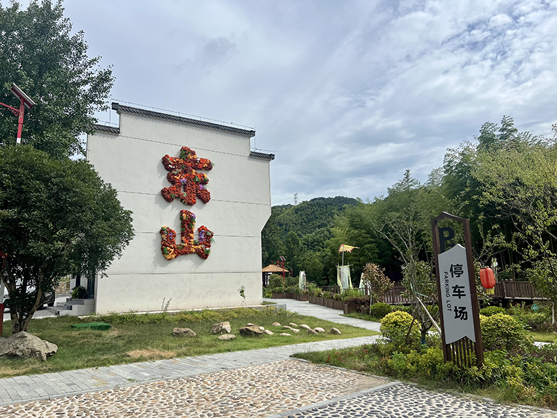 三里镇吕山村东山村民组一隅。人民网记者 汪瑞华摄