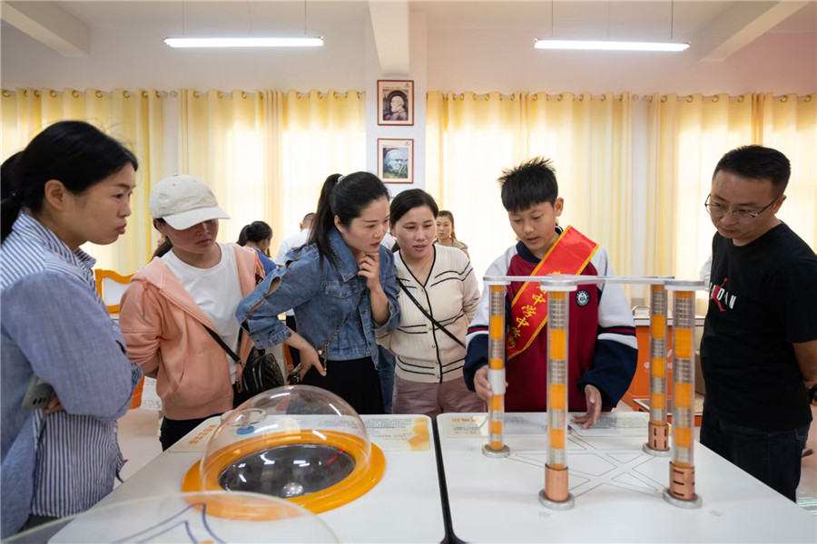 學校舉行科普開放日。壽縣壽春中學供圖