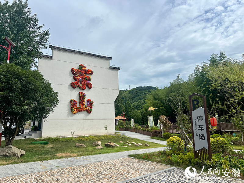 南陵縣呂山村東山村民組一隅。人民網記者 汪瑞華攝