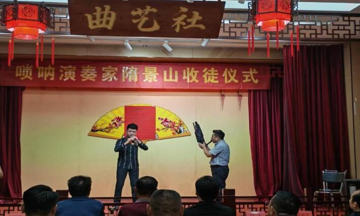 收徒仪式现场。濉溪县文化馆供图