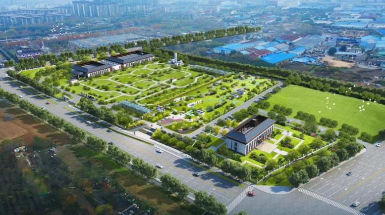 陶冲污水处理厂三期工程效果图。合肥水务集团供图