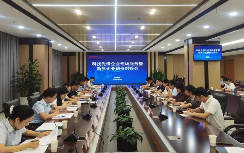 科技先锋企业专场服务暨新质企业融资对接会。