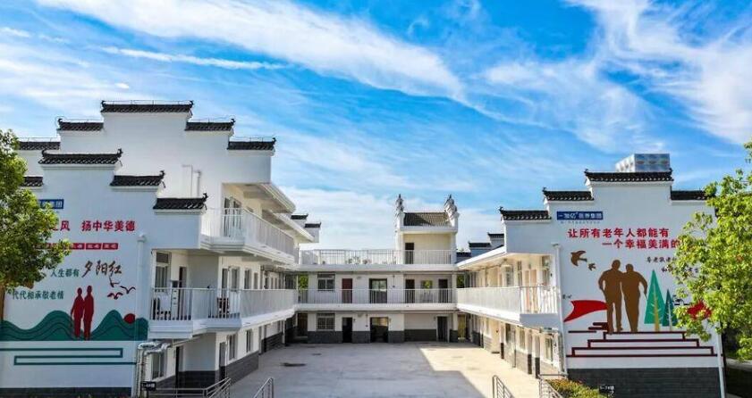 改造后的蜀山區小廟鎮五十墩養老服務中心。