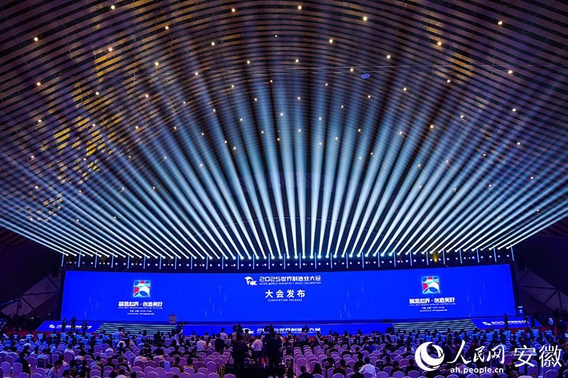 大會發布環節。人民網記者 王銳攝
