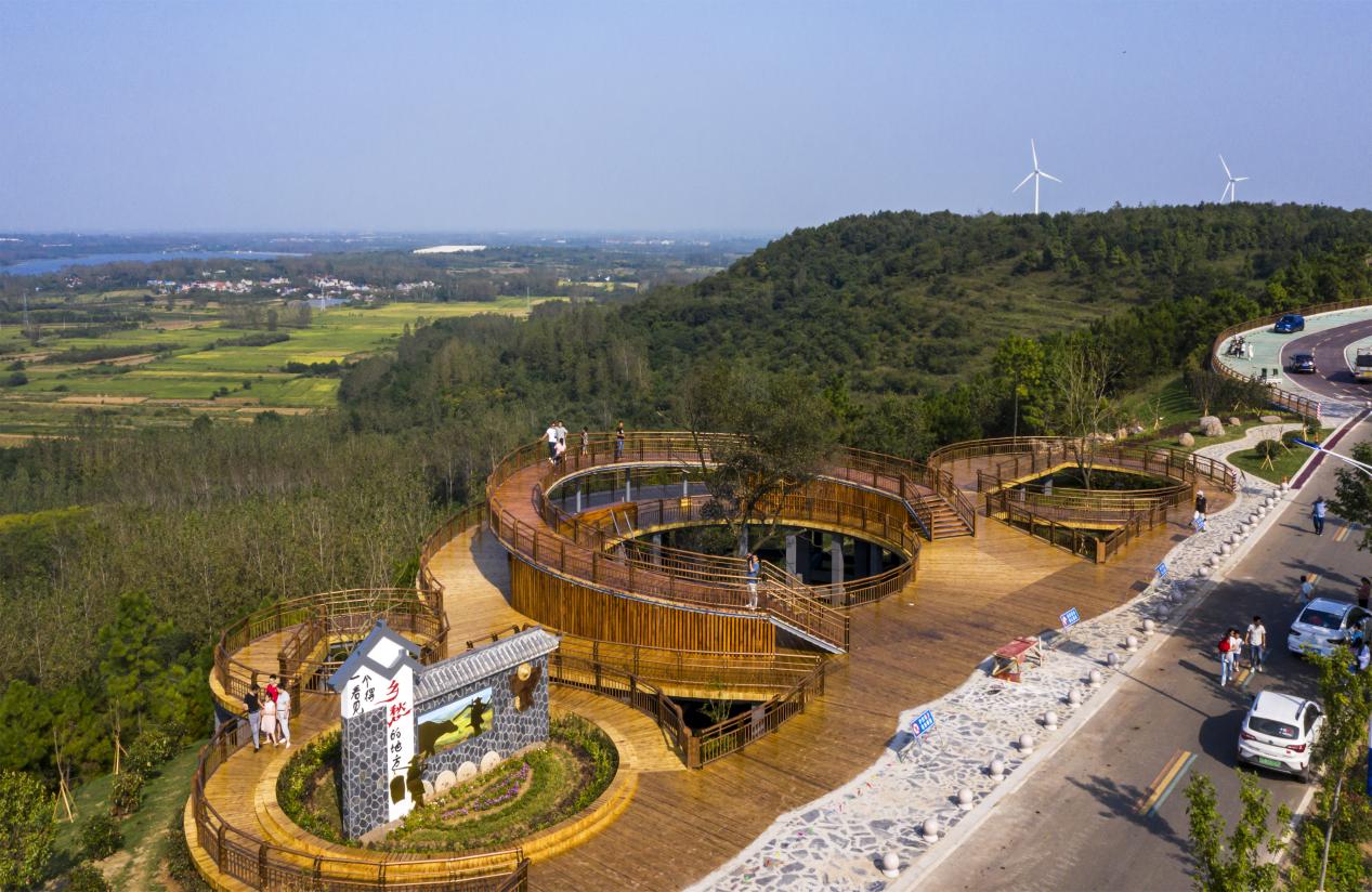 位于来安县的风景道沿途观景点。滁州市文旅局供图