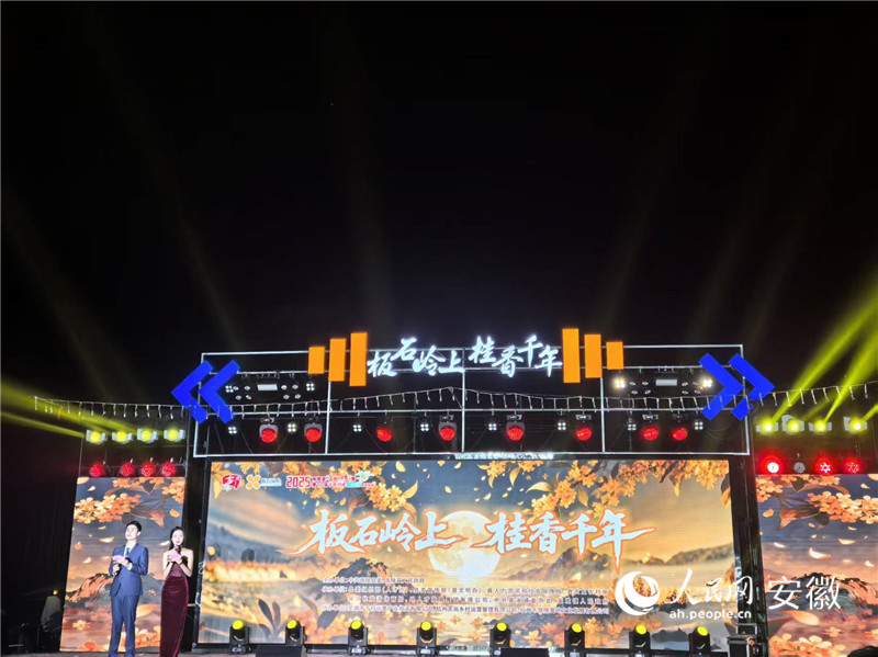 南陵县第十届千年丹桂艺术市集开市。人民网记者 汪瑞华摄