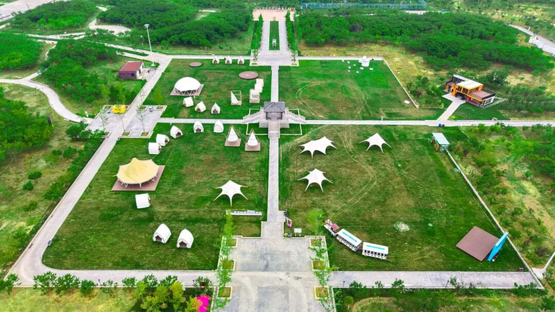 空中俯瞰美景。