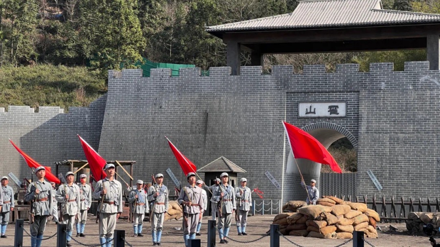 大别山传奇实景剧。霍山县文旅局供图
