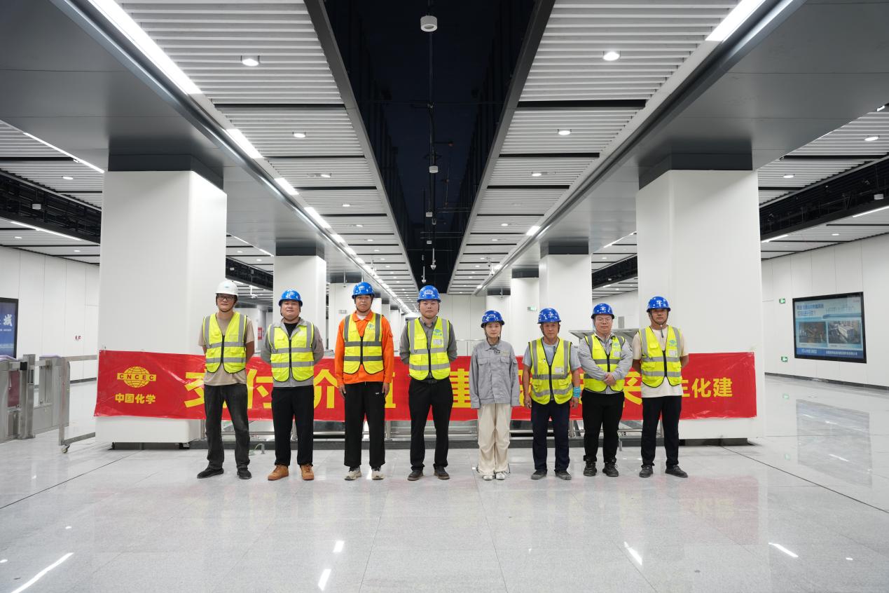 合肥轨道6号线正式启动空载试运行。中国化学三化建供图