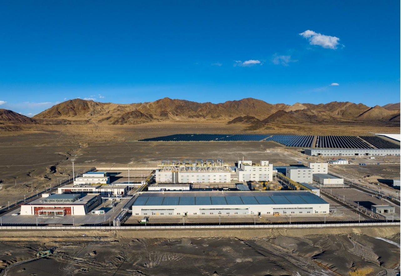 全国首个锂钾资源综合开发利用一体化项目建成投产。张清华摄