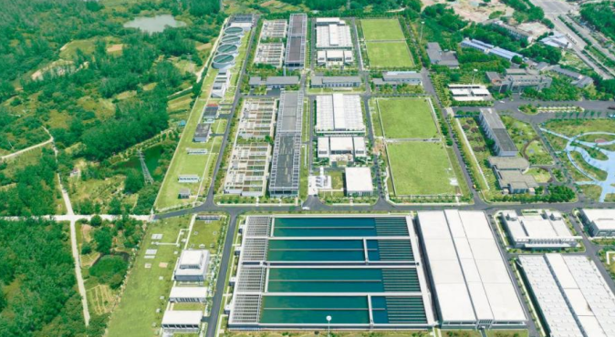 六水廠鳥瞰圖。合肥水務集團供圖