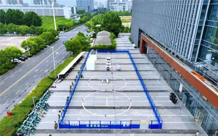 安徽斯帕斯科技有限公司建設的無人機共享機場。