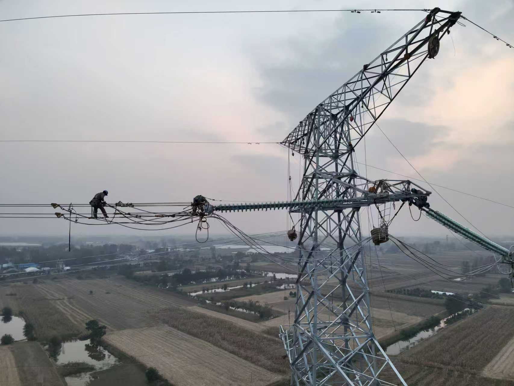 安徽渦陽：建設電網 助力皖北振興【3】