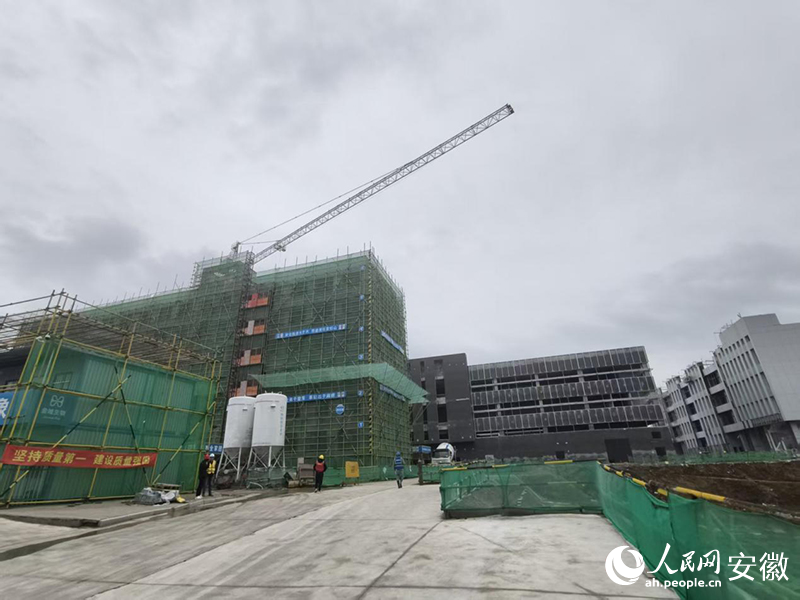 建设中的金唯生物项目。 人民网 陶伟摄