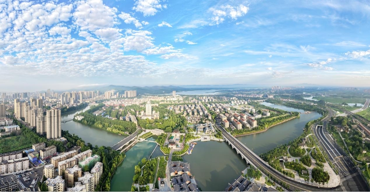 俯瞰滁州市琅琊区。琅琊区委宣传部供图