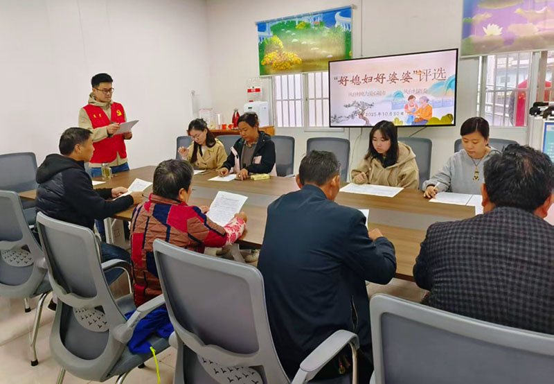 “好媳婦好婆婆”評審現場。