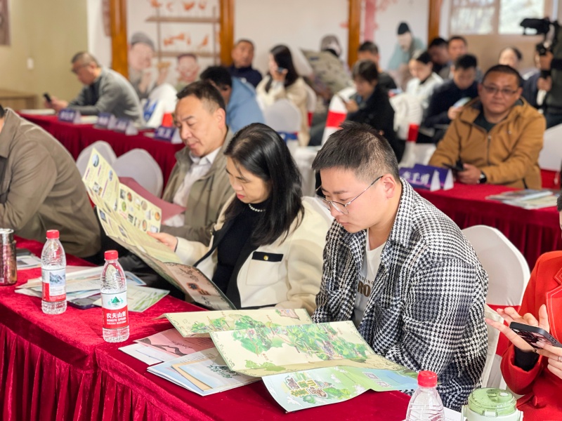 参会人员查看文旅产品信息。金𨰻摄