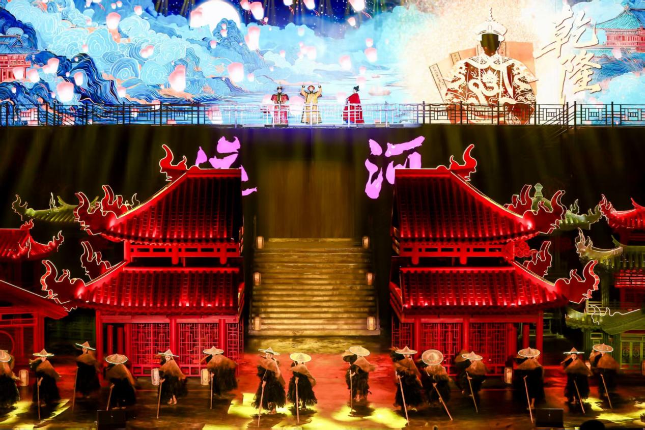 《運河千燈夜》現場。濉溪縣委宣傳部供圖