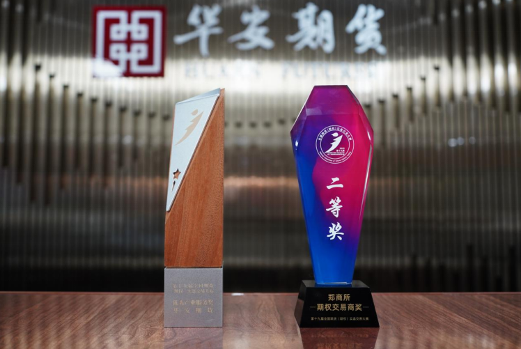 華安期貨榮膺全國期貨實盤大賽兩項大獎。