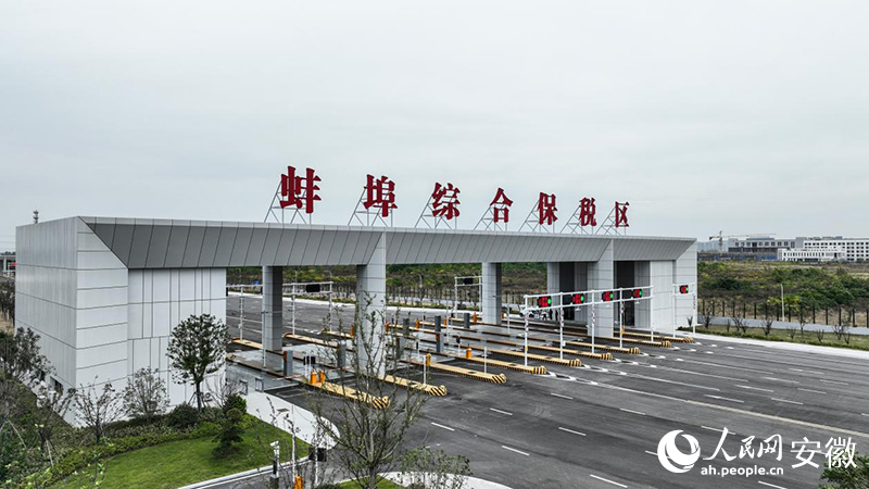 俯瞰蚌埠綜合保稅區。人民網記者 陶濤攝