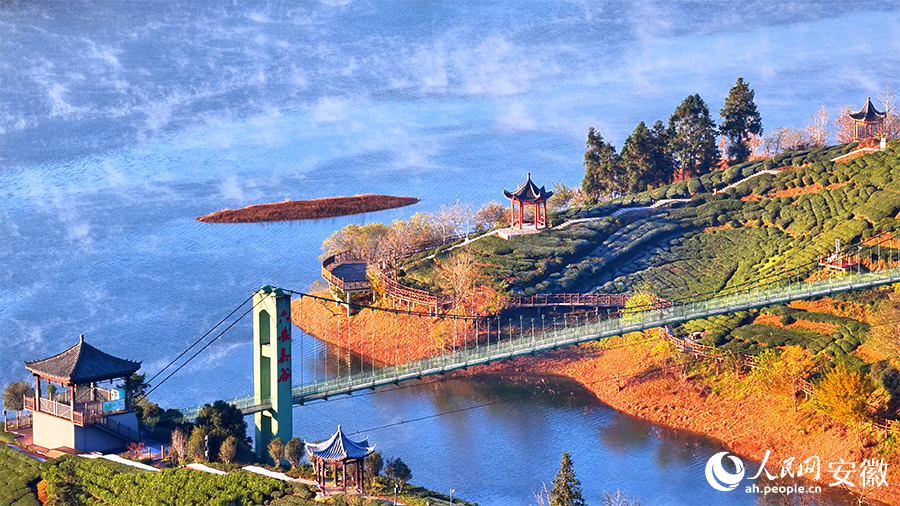 西茶谷美若画卷。人民网 郭昊摄