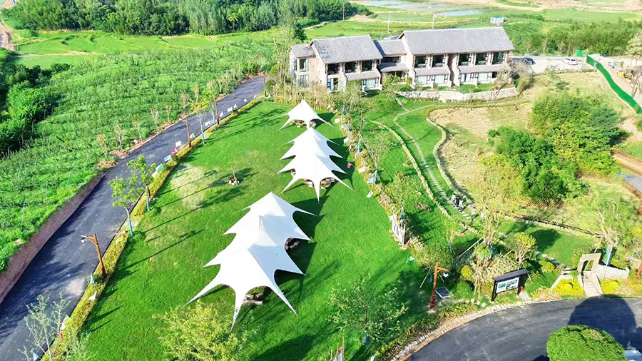 葉集花田·嶺上民宿。葉集文旅局供圖