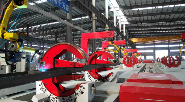 焊接機器人工作站。