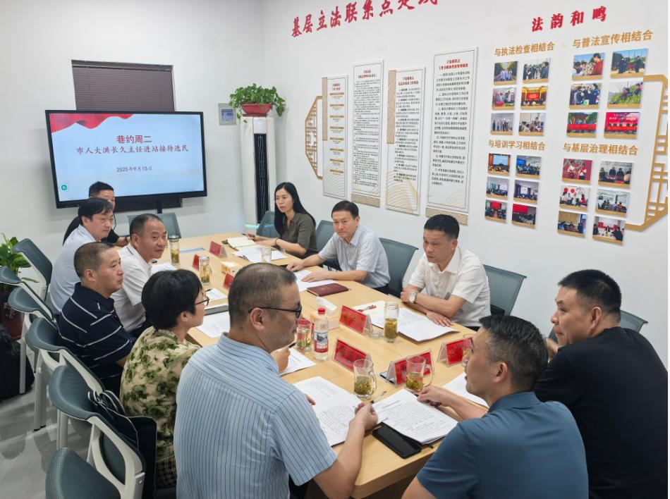 “巷约周二”座谈会现场。桐城市人大常委会供图