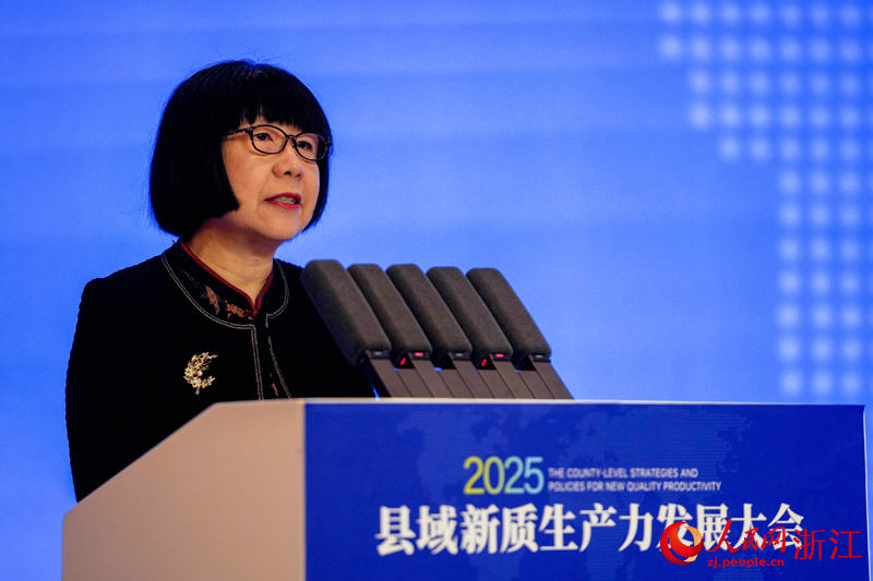 人民網黨委委員、監事會主席、人民網研究院院長唐維紅致辭。人民網記者 章勇濤攝