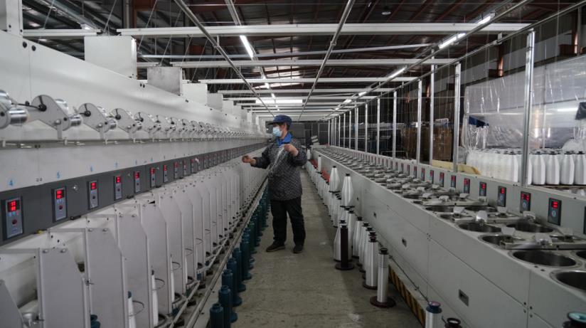 恆豐立玻纖自動化車間。旌德縣委宣傳部供圖