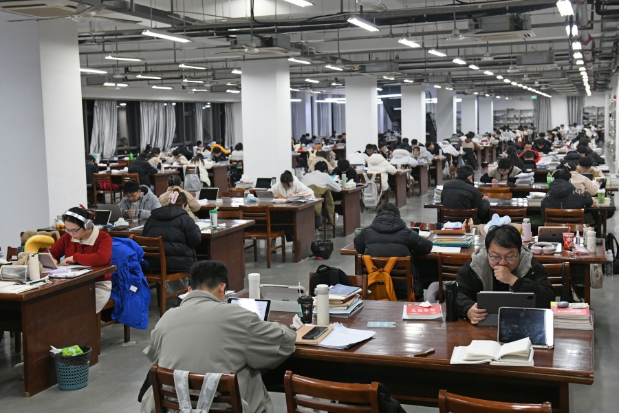 安徽淮南：考研复习备考忙【14】