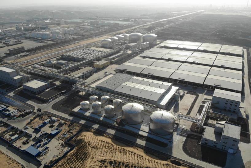 神华榆林循环经济煤炭综合利用项目环保设施装置。东华公司供图