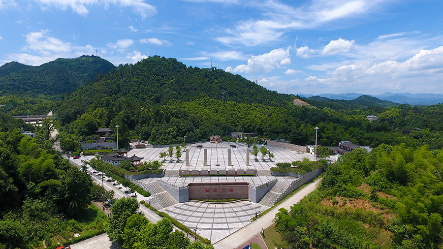 安徽红色区域中心纪念园。六安市文化和旅游局供图