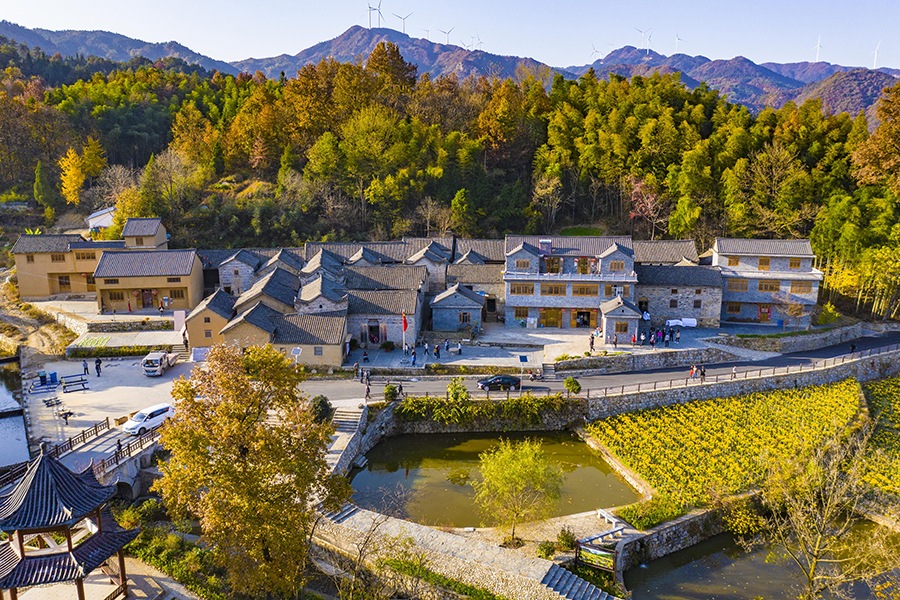 大灣村航拍。胡恩泰拍攝