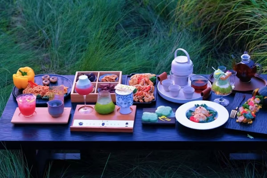 南焦湾围炉煮茶。