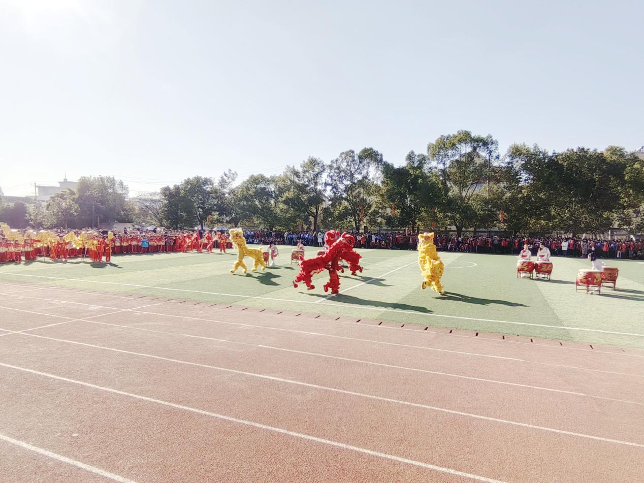 芜湖市南陵县籍山镇中心小学举行迎新传统文化节暨武术操展演【6】