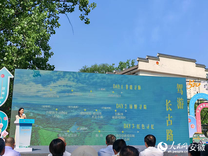 2025年中国肥东“520爱情隧道诗会”。人民网 丁纪摄