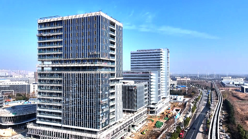 在建的芜湖天子港科创园。弋江区委宣传部供图