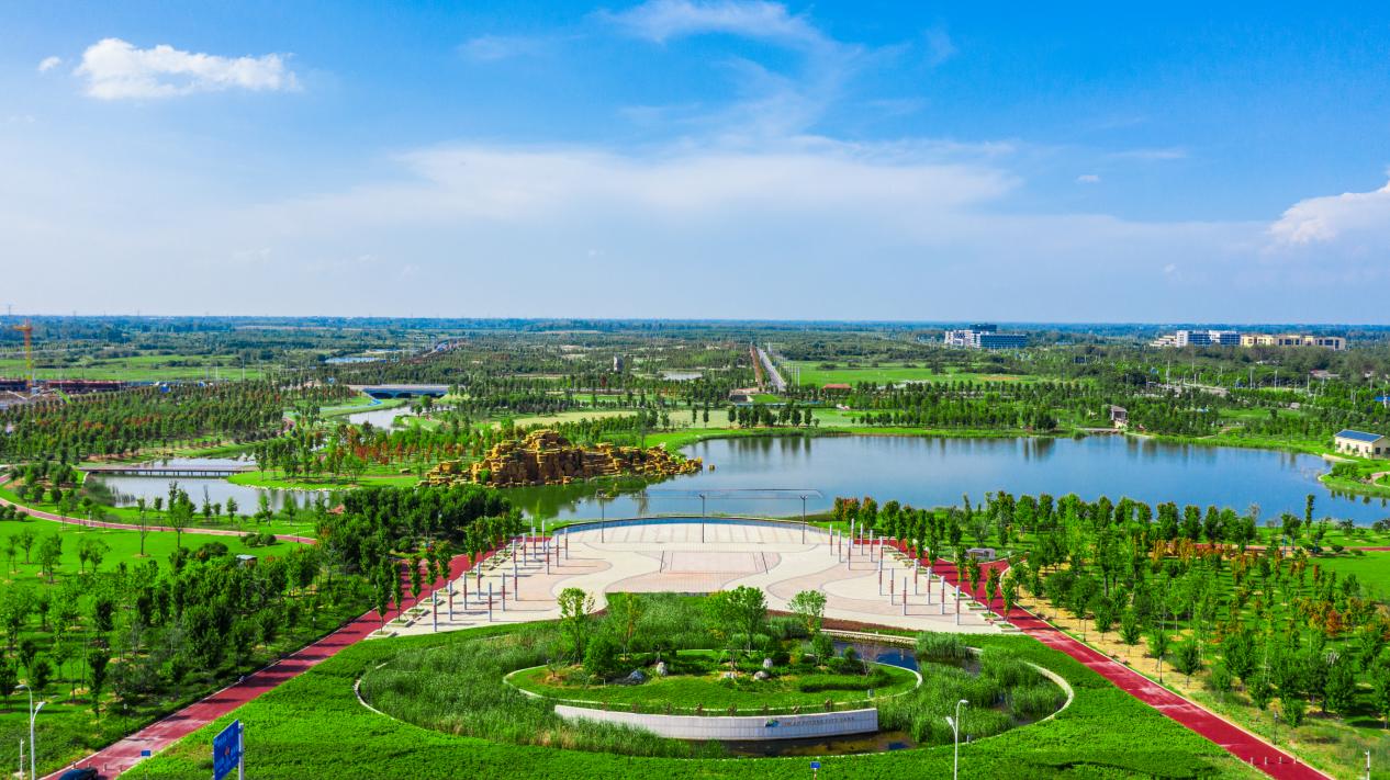 金安未来城市公园。金安区委宣传部供图