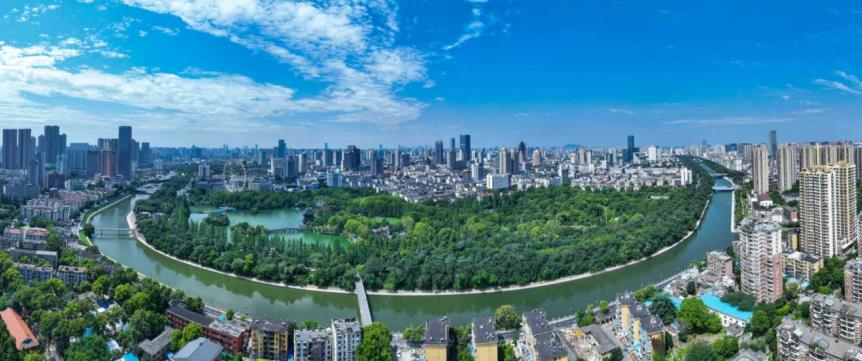 庐阳城区大景图。何刚摄