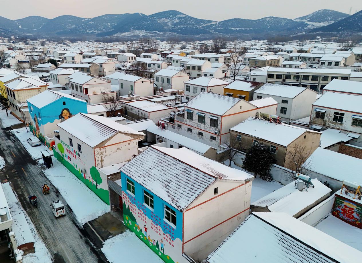 安徽淮北：雪后山村景如画【3】